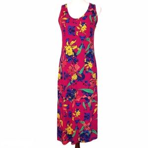 LulaRoe Floral Dani Tank Maxi Dress